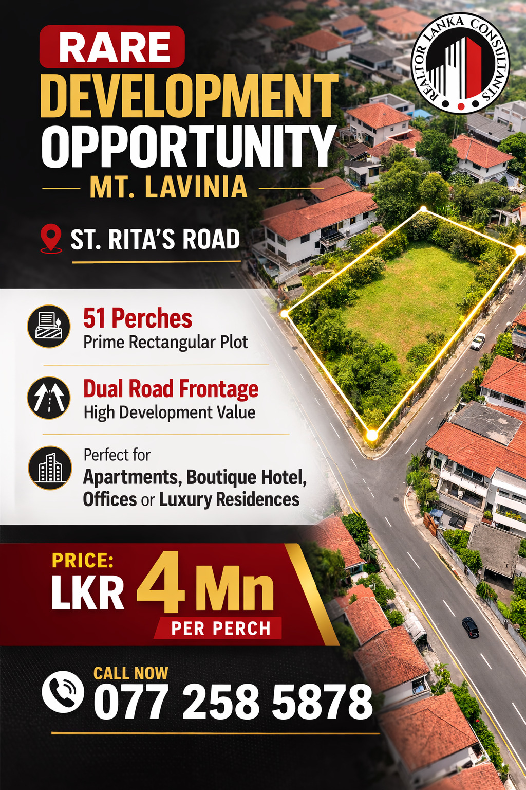 Rare Development Opportunity - Mt.Lavinia