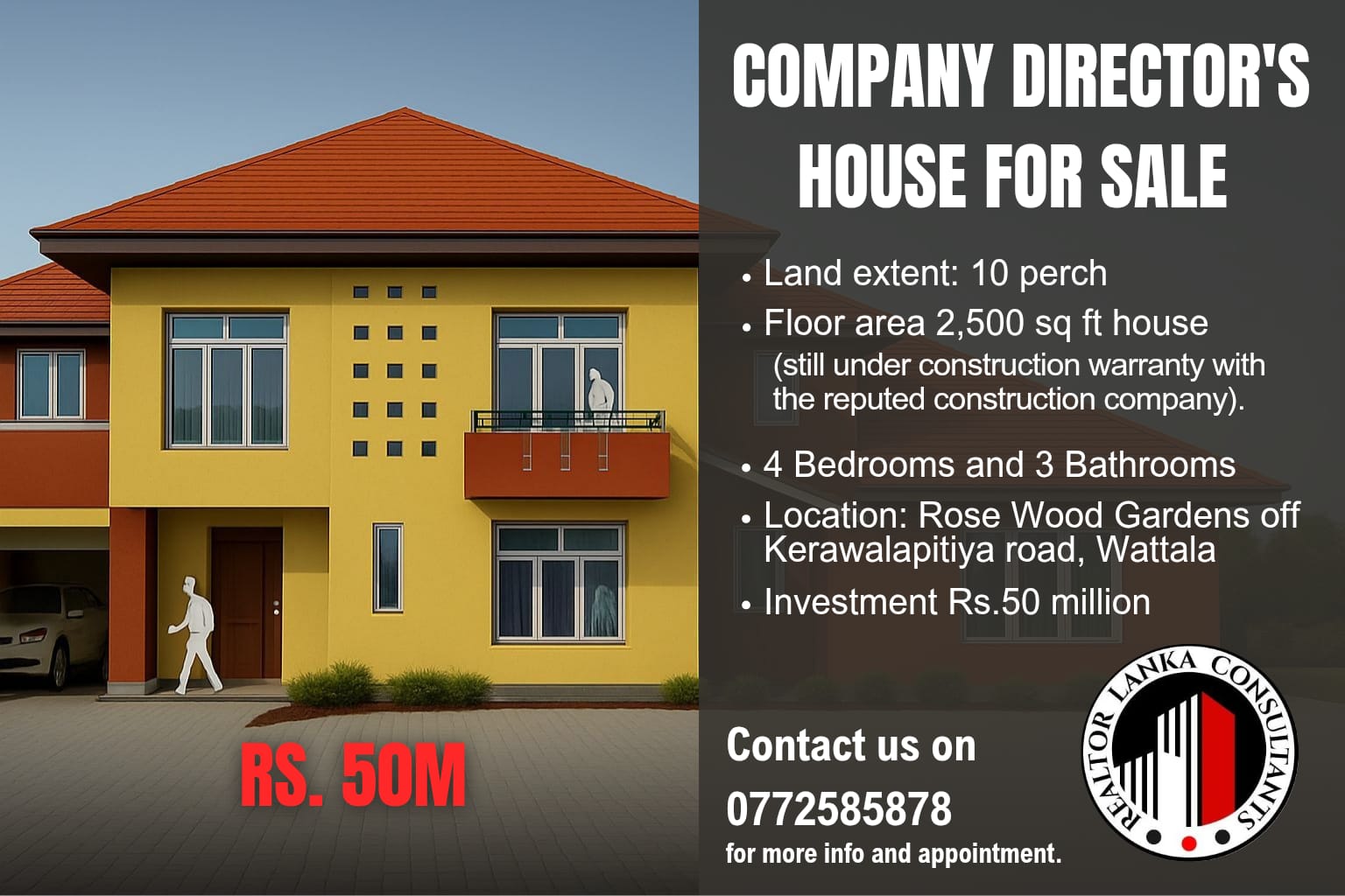 Company Director's House For Sale
