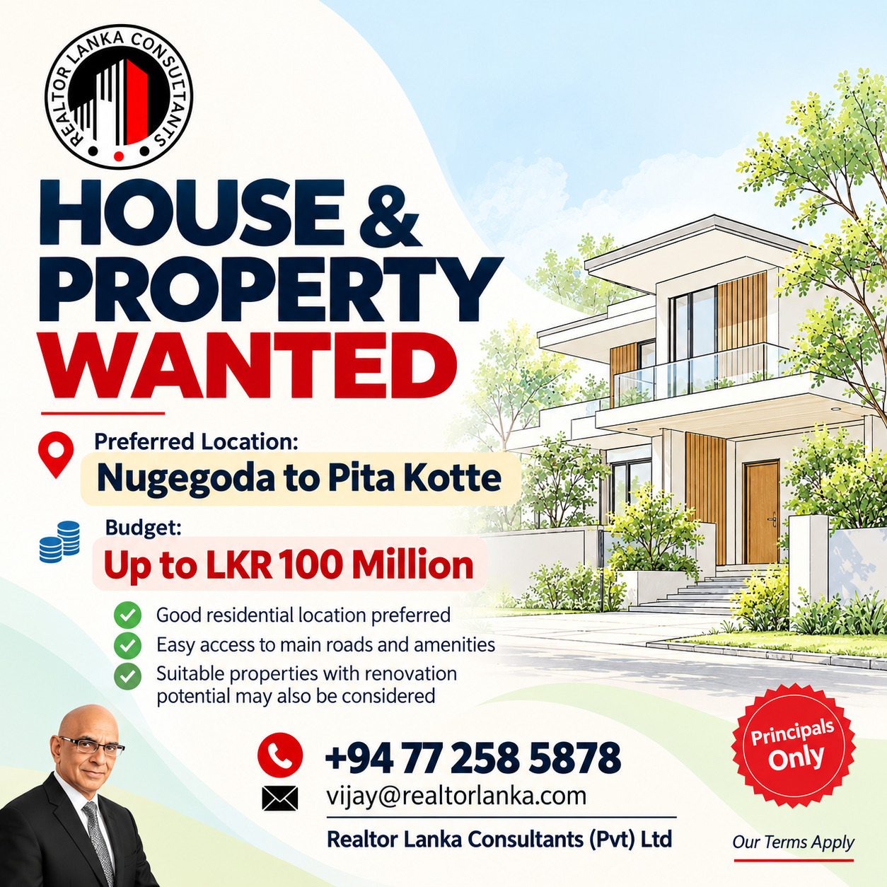 House & Property Wanted