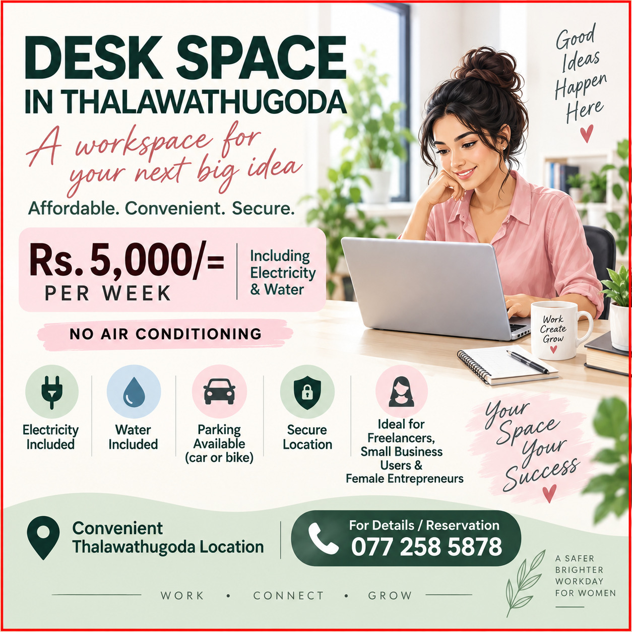 Desk space